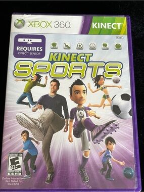 🩵 Kinect SPORTS XBOX 360 Simulation Video Game Complete